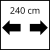 240 cm