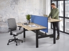 Akoestisch wand voor duo bench
