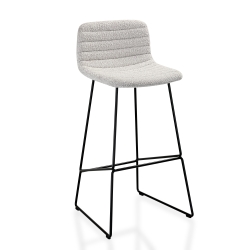 Barstool 609T in bouclé stoffering