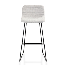 Barstool 609T in bouclé stoffering