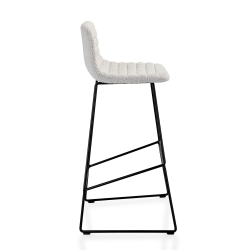 Barstool 609T in bouclé stoffering