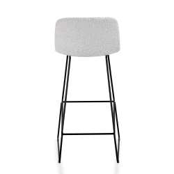 Barstool 609T in bouclé stoffering