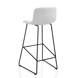 Barstool 609T in bouclé stoffering