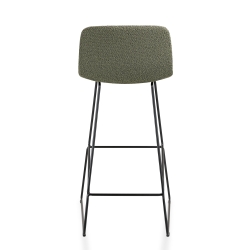 Barstool 609T in bouclé stoffering