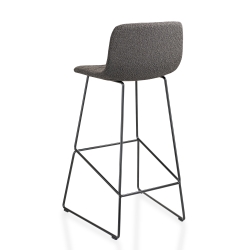 Barstool 609T in bouclé stoffering