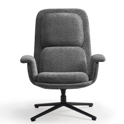 Gestoffeerde bijzetstoel met armleuningen