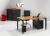 Bureautafel N-Aro Line Black 180x80cm 2498