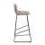 Barstool 609T in bouclé stoffering 69780