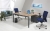 Bureau- vergadertafel N-Aro Line Alu 160x160cm 75999