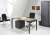 Vrijstaande bureautafel N-Aro Line Alu 80x60cm 75973