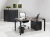 Bureautafel N-Aro Line Alu 160x80cm 76004