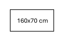 70x160 cm