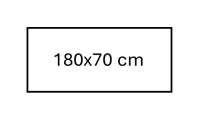 70x180 cm
