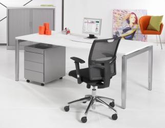 Bureau- vergadertafel N-Aro Line Alu 200x100cm