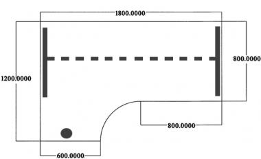 Wingbureau Aro Line 180x120cm links