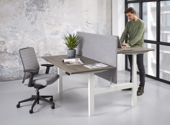  Zit/sta duo Business elektrisch 2 x (120x80 cm)