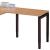 Aanbouwtafel N-Aro Line Alu 80x60cm (1 zijde poten) 911